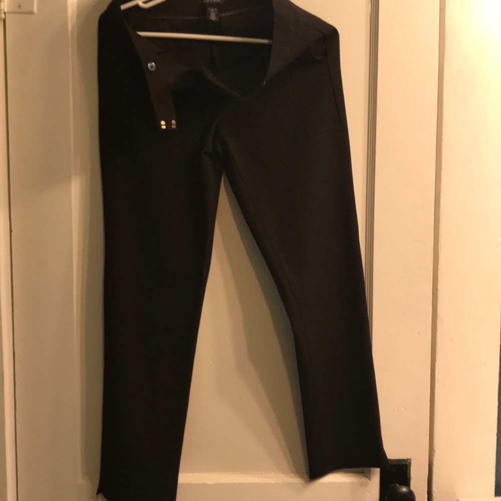 White House Black Market Dark brown dress Capri